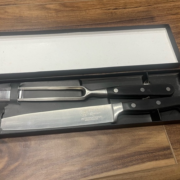 Hen & Rooster 440A Rostfrei Hot Forged Cutlery - 2 Piece - Picture 3 of 4